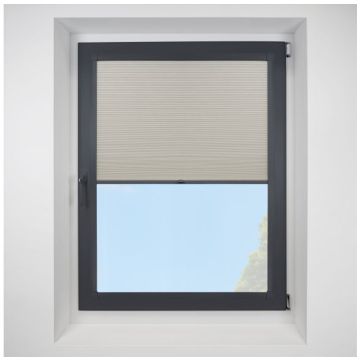 Hive Blackout Fr sand Perfect Fit RollerPleated Blind