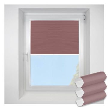 Celeste Tuscan Red Perfect Fit Pleated Blinds