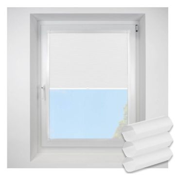 Celeste White Perfect Fit Pleated Blinds