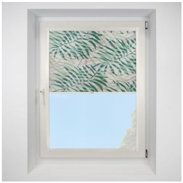 Hive Dolce Green Perfect Fit Pleated Blinds with Cream Frame