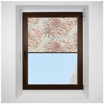 Hive Dolce Spice Perfect Fit Pleated Blinds with Brown Frame