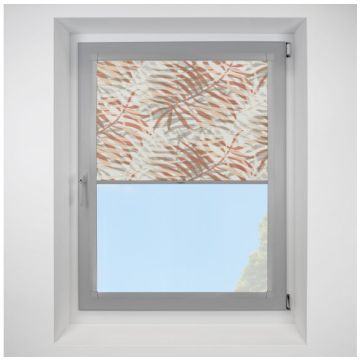 Hive Dolce Spice Perfect Fit Pleated Blinds with Silver Frame