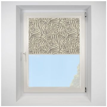 Hive Envy Moonrock Perfect Fit Pleated Blinds with Cream Frame