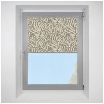 Hive Envy Moonrock Perfect Fit Pleated Blinds with Silver Frame