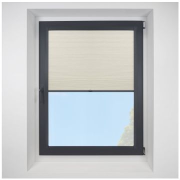 Hive Gratia Pearl Perfect Fit Pleated Blinds with Anthracite Frame