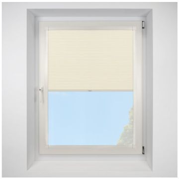 Hive Gratia Pearl Perfect Fit Pleated Blinds with Cream Frame