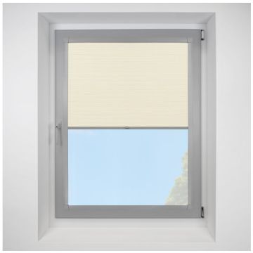 Hive Gratia Pearl Perfect Fit Pleated Blinds with Light Grey Frame