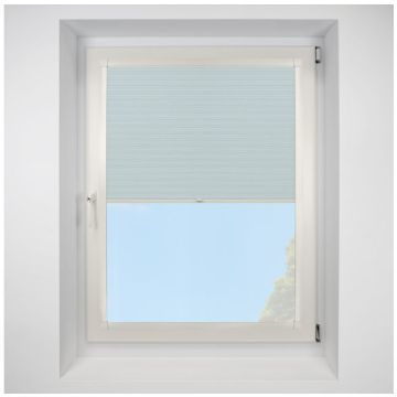 Hive Gratia Sky Perfect Fit Pleated Blinds with Cream Frame