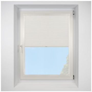 Hive Gratia Swan Perfect Fit Pleated Blinds with Cream Frame