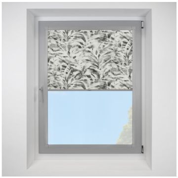 Hive Idole Grey Perfect Fit Pleated Blinds with Light Grey Frame