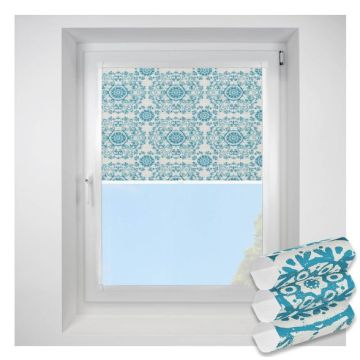 Hive Muse Blue Perfect Fit Pleated Blinds