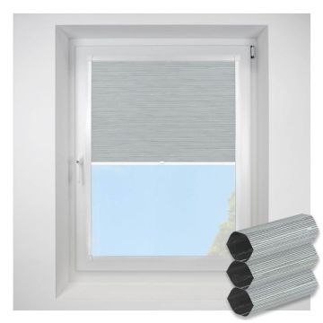 Silkweave Blackout ash Perfect Fit RollerPleated Blind