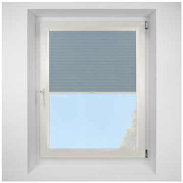 Hive Telia Sapphire Perfect Fit Pleated Blinds with Cream Frame