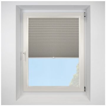 Argan Asc Eco Moon Perfect Fit Pleated Blinds with Cream Frame