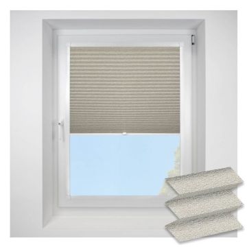 Cactus Asc Eco Stone Grey Perfect Fit Pleated Blinds