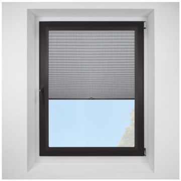 Calia Asc Fr Charcoal Perfect Fit RollerPleated Blind
