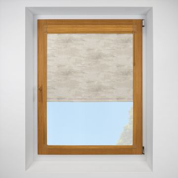 Argent champagne Perfect Fit RollerPleated Blind