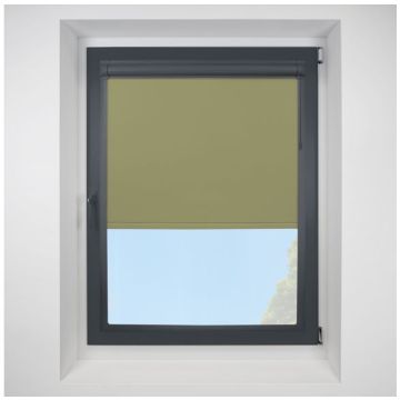 Banlight Duo Fr green Perfect Fit RollerPleated Blind