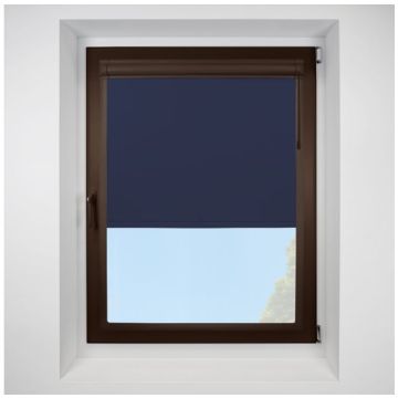 Banlight Duo Fr navy Perfect Fit RollerPleated Blind