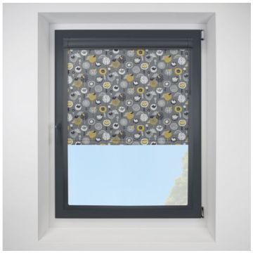Birdsong midnight Perfect Fit RollerPleated Blind