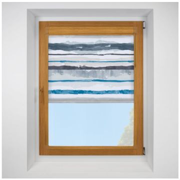 brighton stripe Perfect Fit RollerPleated Blind