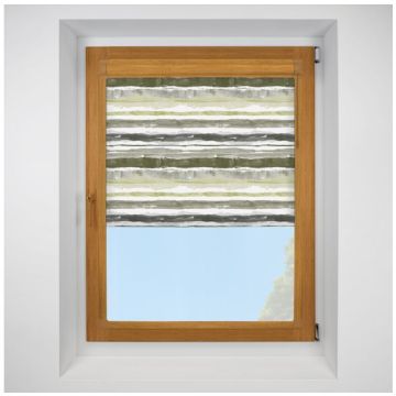 brighton stripe Perfect Fit RollerPleated Blind