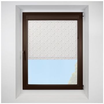 Cotton Flower blush Perfect Fit RollerPleated Blind