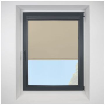 Exlite bisque Perfect Fit RollerPleated Blind