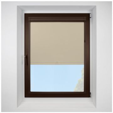 Exlite bisque Perfect Fit RollerPleated Blind