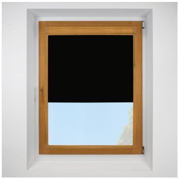 Exlite black Perfect Fit RollerPleated Blind