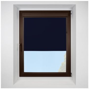 Exlite navy Perfect Fit RollerPleated Blind