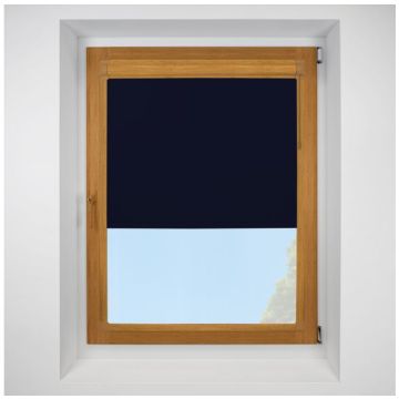 Exlite navy Perfect Fit RollerPleated Blind