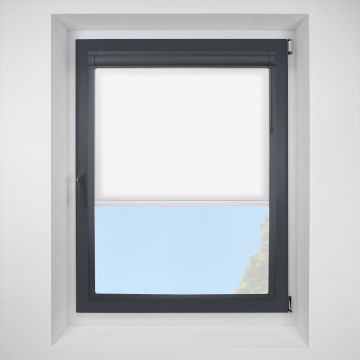 Ribbon Asc white Perfect Fit RollerPleated Blind