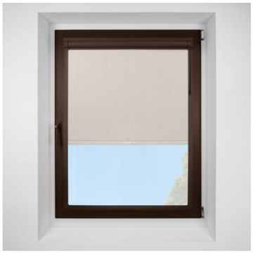 Romany cream Perfect Fit RollerPleated Blind