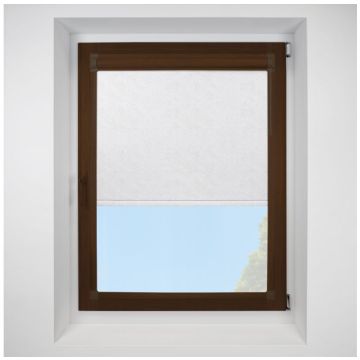 Romany white Perfect Fit RollerPleated Blind