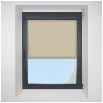 Chain Operated Splash beige Perfect Fit RollerPleated Blind