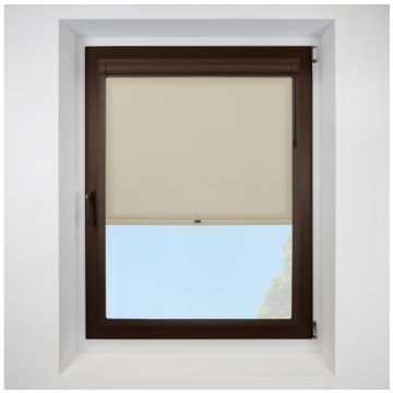 Chain Operated Splash beige Perfect Fit RollerPleated Blind