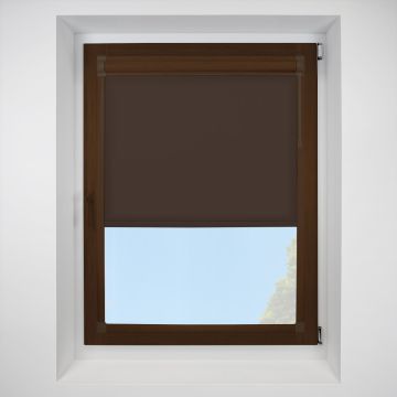 Chain Operated Splash chocolate Perfect Fit RollerPleated Blind