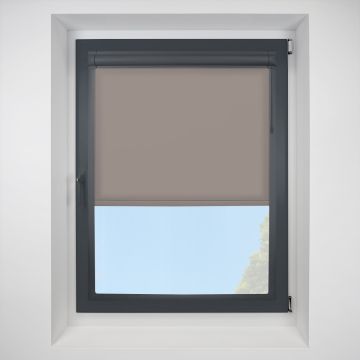 Chain Operated Splash chocolate Perfect Fit RollerPleated Blind