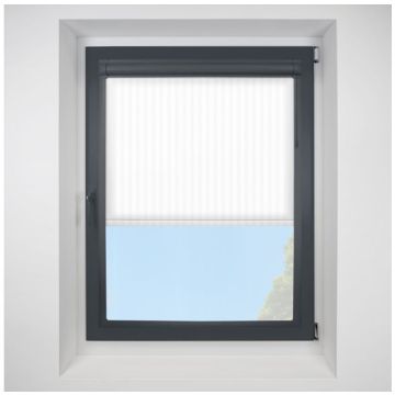 Strata Asc snowdrop Perfect Fit RollerPleated Blind