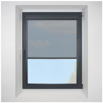 Voile moondust Perfect Fit RollerPleated Blind