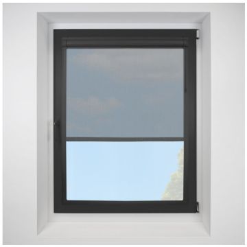 Voile moondust Perfect Fit RollerPleated Blind