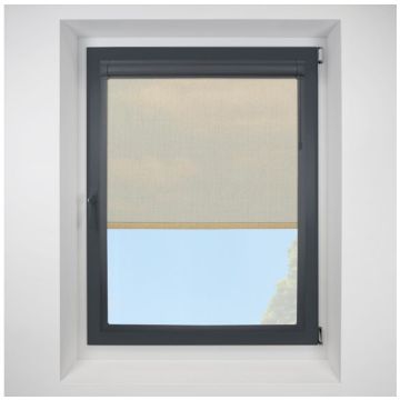 Voile sandshell Perfect Fit RollerPleated Blind