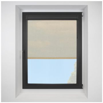 Voile sandshell Perfect Fit RollerPleated Blind