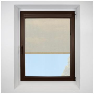 Voile sandshell Perfect Fit RollerPleated Blind