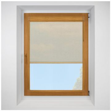 Voile sandshell Perfect Fit RollerPleated Blind