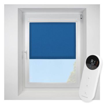 Atlantex Dark Blue Perfect Fit Roller Motorised Blind