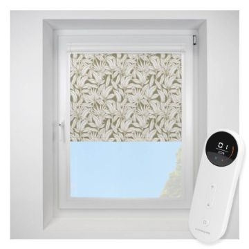 Fiji Green Perfect Fit Roller Motorised Blind