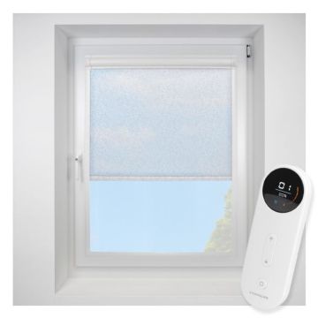 Petal White Perfect Fit Roller Motorised Blind