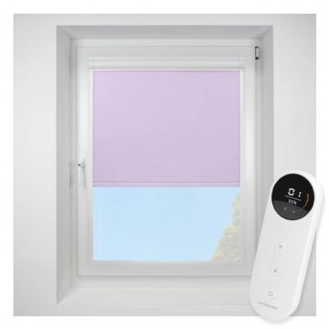 Pop Blackout Lilac Perfect Fit Roller Motorised Blind